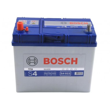 Аккумулятор 6CT-45 BOSCH S4 Silver 0092S40220 полярность (1) ASIA (J) тонкая клема