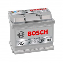Аккумулятор 6CT-52 BOSCH S5 Silver Plus 0092S50010 полярность (0)