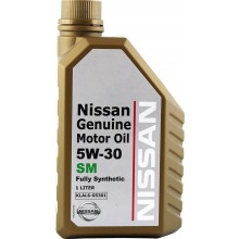 Олива моторна синтетична Nissan "Genuine Oil 5W-30", 1л