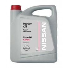 Олива моторна синтетична Nissan "Motor Oil 5W-40", 5л.