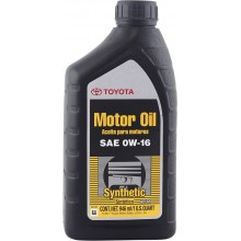 Олива моторна Toyota "Synthetic Motor Oil 0W-16", 0,946л