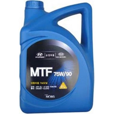 Олива трансмісійна синтетична Hyundai "Gear Oil 75W-90", 6л