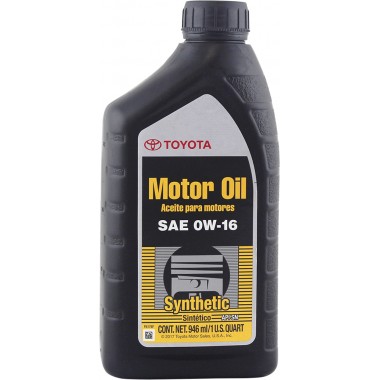 Олива моторна Toyota "Synthetic Motor Oil 0W-16", 0,946л