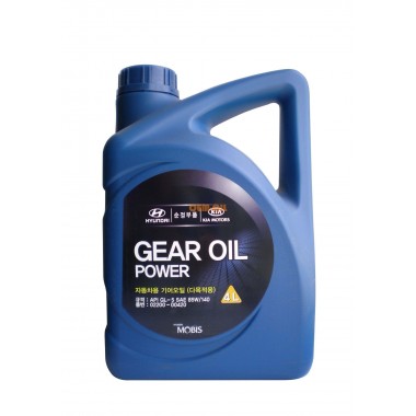 Олива трансмісійна мінеральна Hyundai "Gear Oil Power 85W-140", 4л