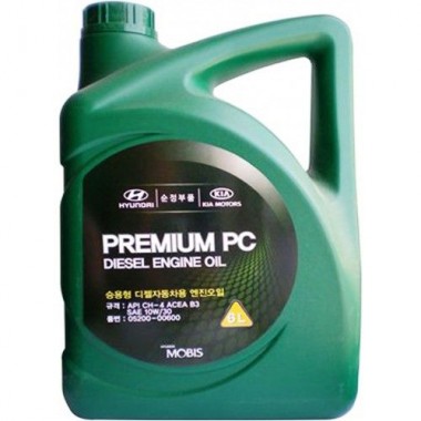 Олива моторна мінеральна Hyundai/Kia "Premium PC Diesel 10W-30", 6л