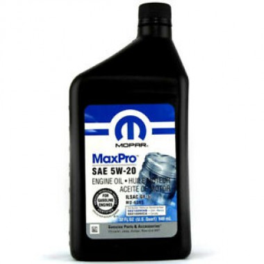 Олива моторна синтетична Mopar "MAXPRO SAE 5W-20", 0,946л