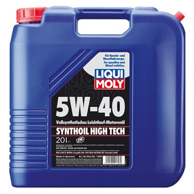 ОЛИВА МОТОРНА SYNTHOIL HIGH TECH 5W-40 20Л