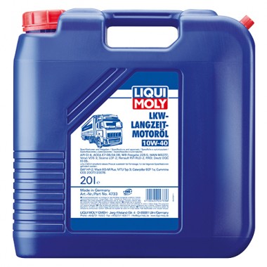 ОЛИВА МОТОРНА LKW-LANGZEIT-MOTOROIL 10W-40 20Л